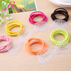 Nylon hair rope, children's base ponytail, set, Korean style