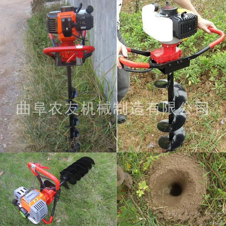 果园施肥打孔机 汽油挖坑机 植树挖坑机厂家图片