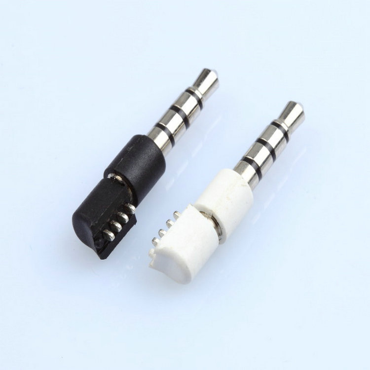 四极3.5插头音频插头耳机插头带插针PCB插板式产地货源