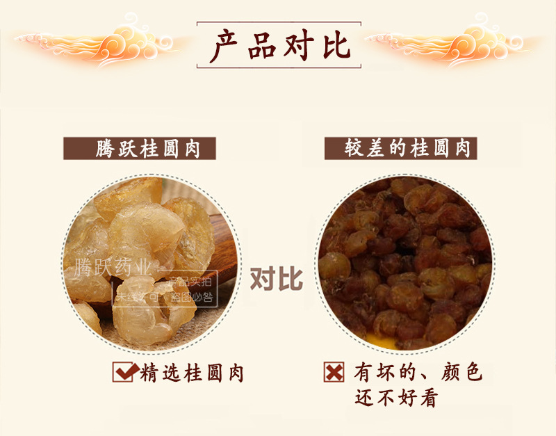 Dried Longan Fruit Gui Yuan 500g Bulk Chinese Herbal Longan Meat for Tea Soup and Cooking specifications