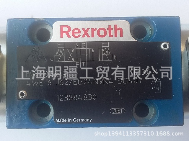 R900565479 装正品 Rexroth 电磁换向阀 4WE6J62/EG24N9K4 S0407