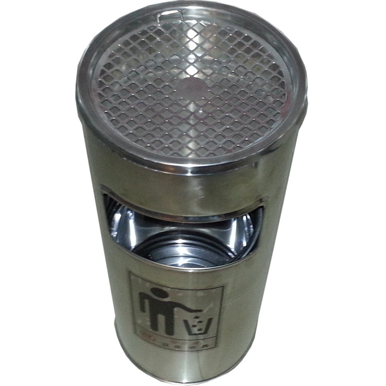 Factory direct sales of stainless steel luxury fruit peel buckets, hotel, shopping mall, corridor trash cans, high-end sanitary ware detail image 9