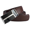 Leather belt, genuine leather