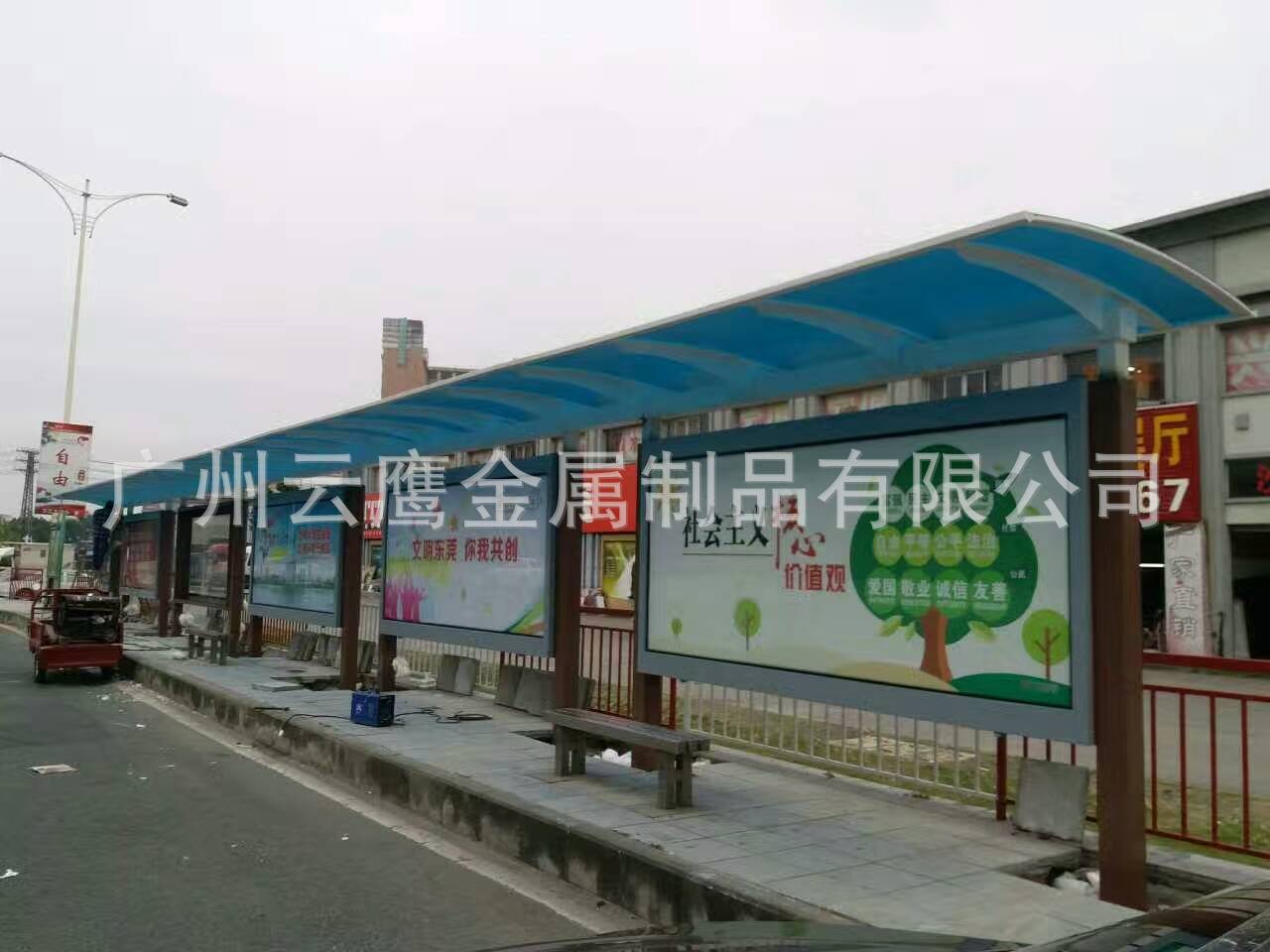 候车亭厂家  智能候车亭  不锈钢候车亭   公交站候车亭厂家