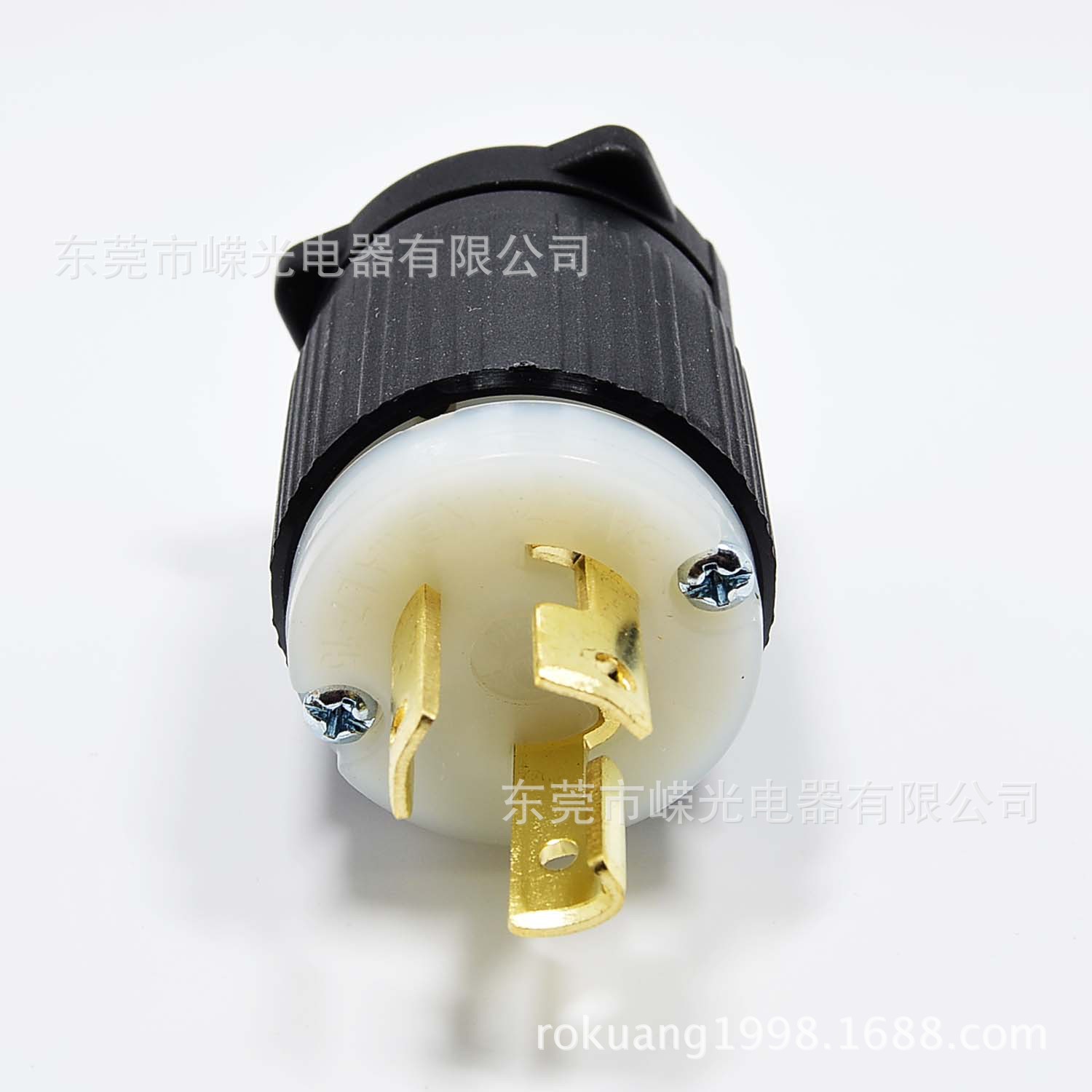 J-731 L7-15P 15A 277V UL发电机公头发电机插杆引挂式防脱落