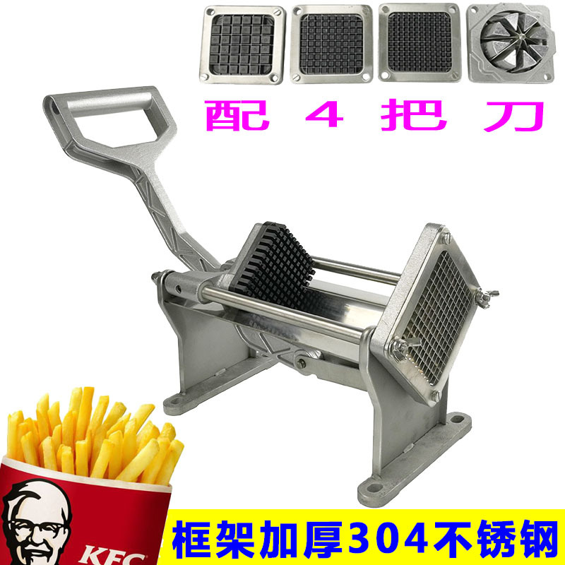 Stainless steel Fries machine Manual cutting machine Melon and fruit cutting machine radish cucumber Potato chips