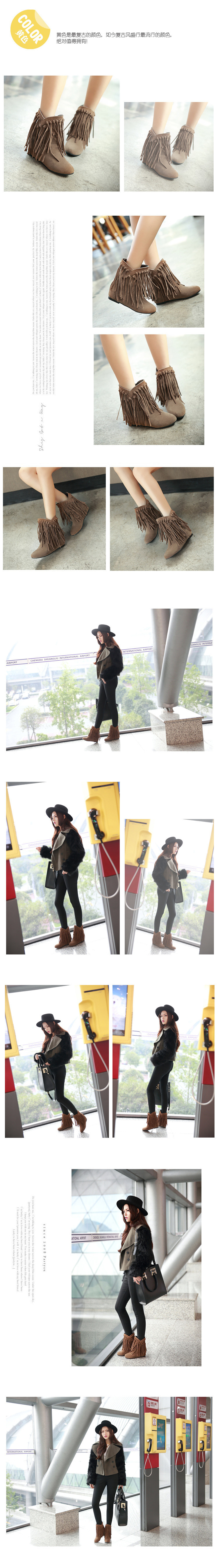 Bottes femme en PU artificiel - Ref 3355230 Image 42