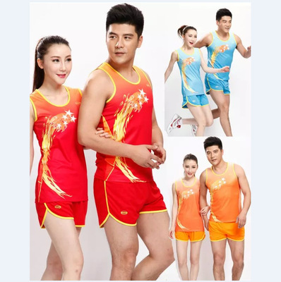 Recruitment agent new pattern ventilation Track suit suit match Training clothes Sports vest Running clothes men and women wholesale