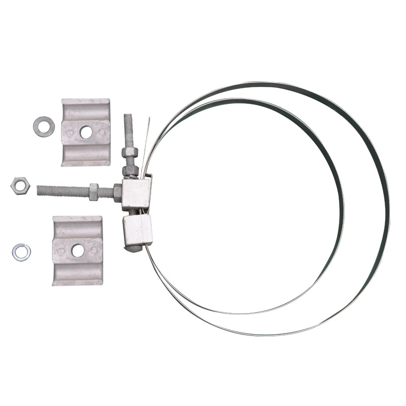 厂家直销海虹电力杆用引下线夹 塔用引下线夹 光缆导引线引下卡具