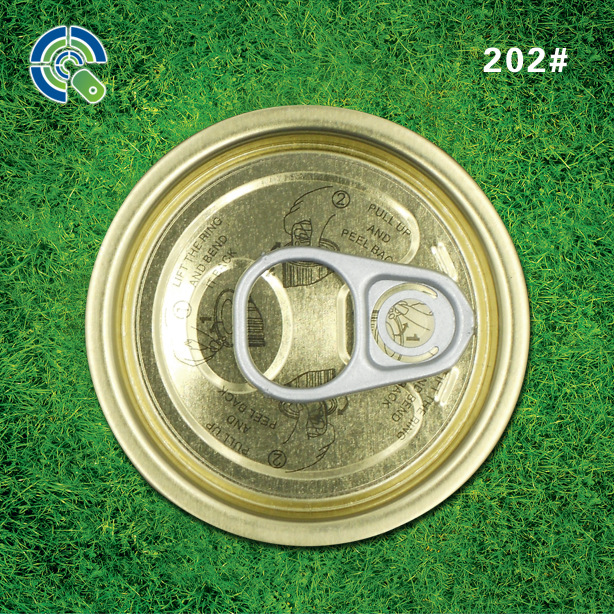 铁易开盖现货供应鹅肝酱专用202铁易拉盖金色印刷食品级铁盖现货