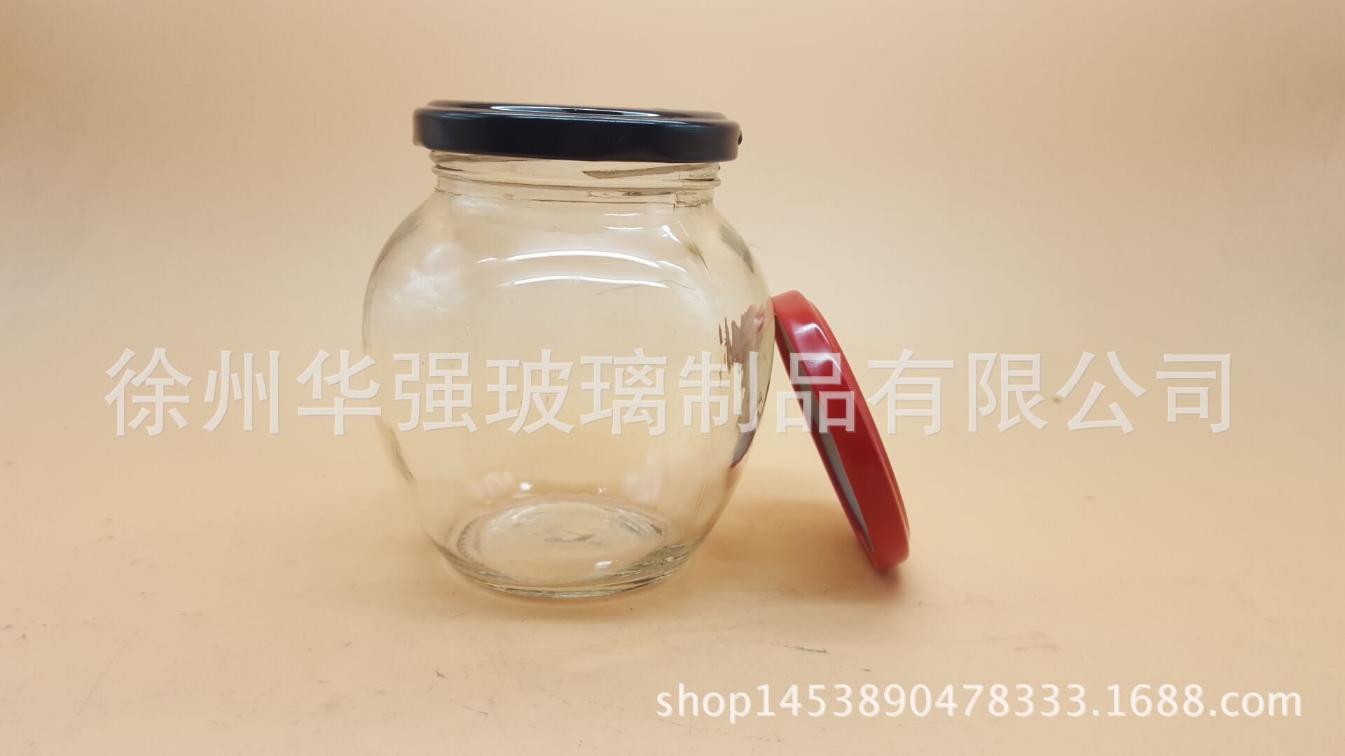 大肚玻璃瓶 250g/500g 六角蜂蜜瓶罐头瓶 酱菜瓶