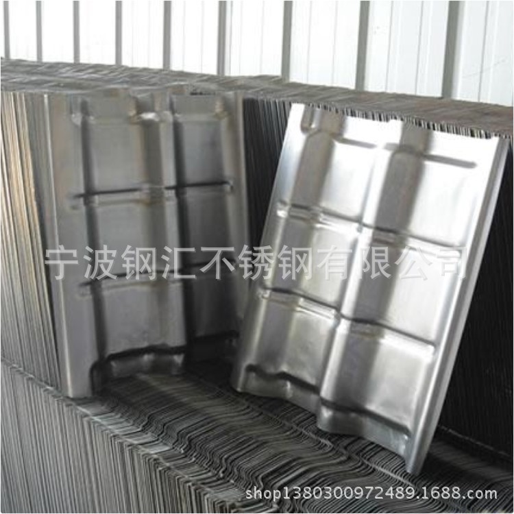 304不锈钢屋面瓦 拉丝表面不锈钢墙面瓦