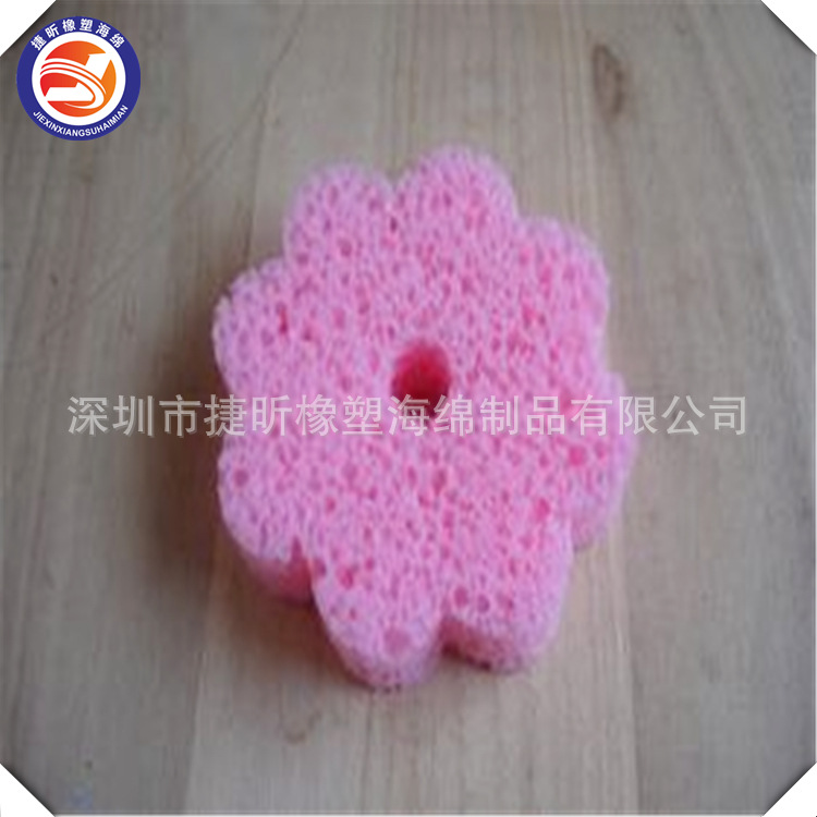 爆款纤维素木浆棉海绵 彩色木浆棉粉扑 清洁吸水木浆棉