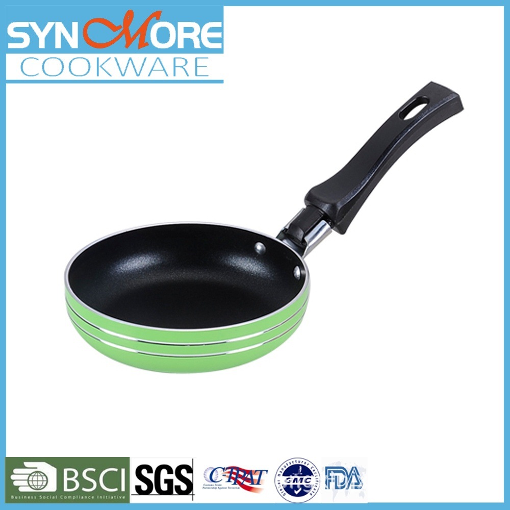 廠家直銷2.0mm鋁制不粘平底鍋煎鍋煎餅鍋多功能彩色西餐迷妳早餐