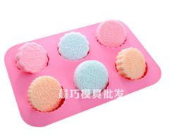 Supply silicone cake mold, mooncake mold, handmade soap mold, Princess Anne