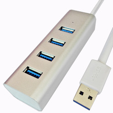 新款USB3.0铝合金HUB USB3.0四口集线器 超高速3.0分线器 3.0hub