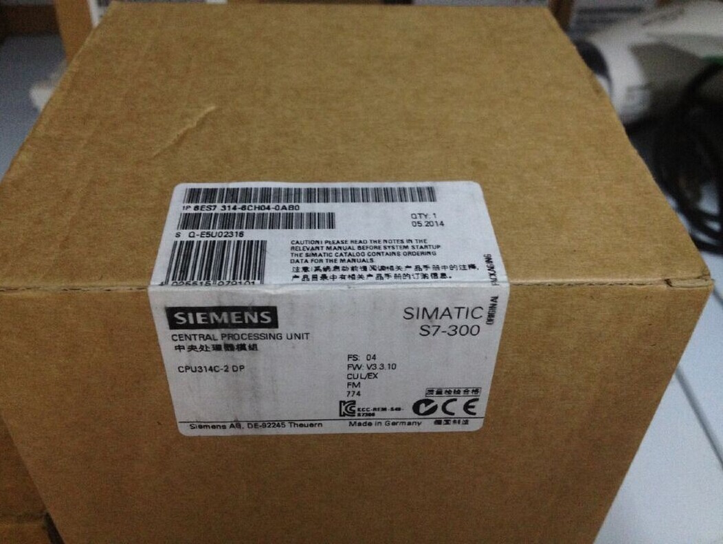 全新原装正品西门子S7-300 CPU 6ES7 314-6CH04-0AB0 假一罚十