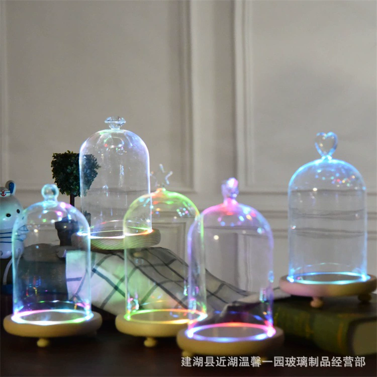 Glass creative constructor, colorful aromatherapy, dust cover, (Cross-border trading)