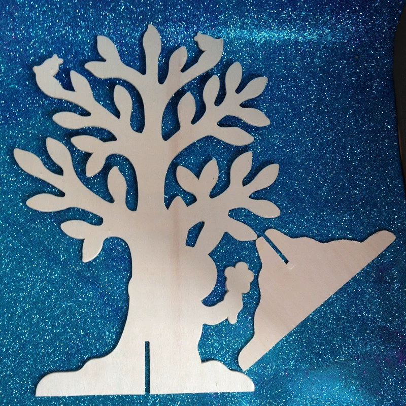 Ручной работы DIY Снежинка грязь жемчужная грязь супер легкая глина акриловая роспись белый пух деревянная модель кролика