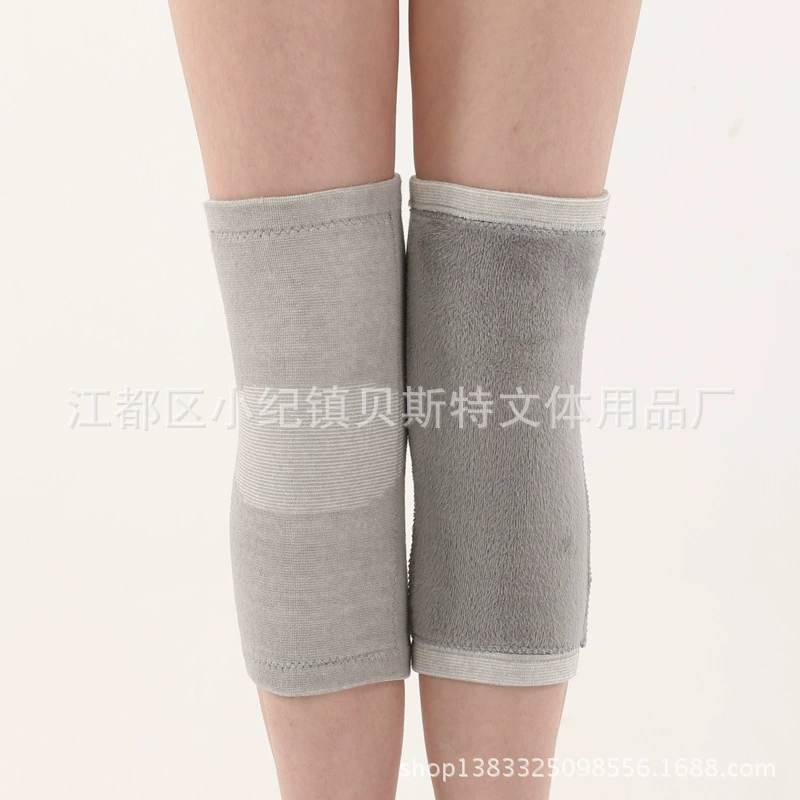 Прямые продажи с фабрики, зимние мужские и женские спортивные, теплые наколенники, утолщенные эластичные плюшевые Холодостойкие наколенники, защитное снаряжение