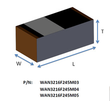 ��Ƭ�쾀 WAN3216F245M05 �NƬ3216 M-Ant 2.45G
