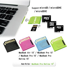 苹果air迷你版micro SD卡套 TF转SD macbook读卡器硬盘拓展专用
