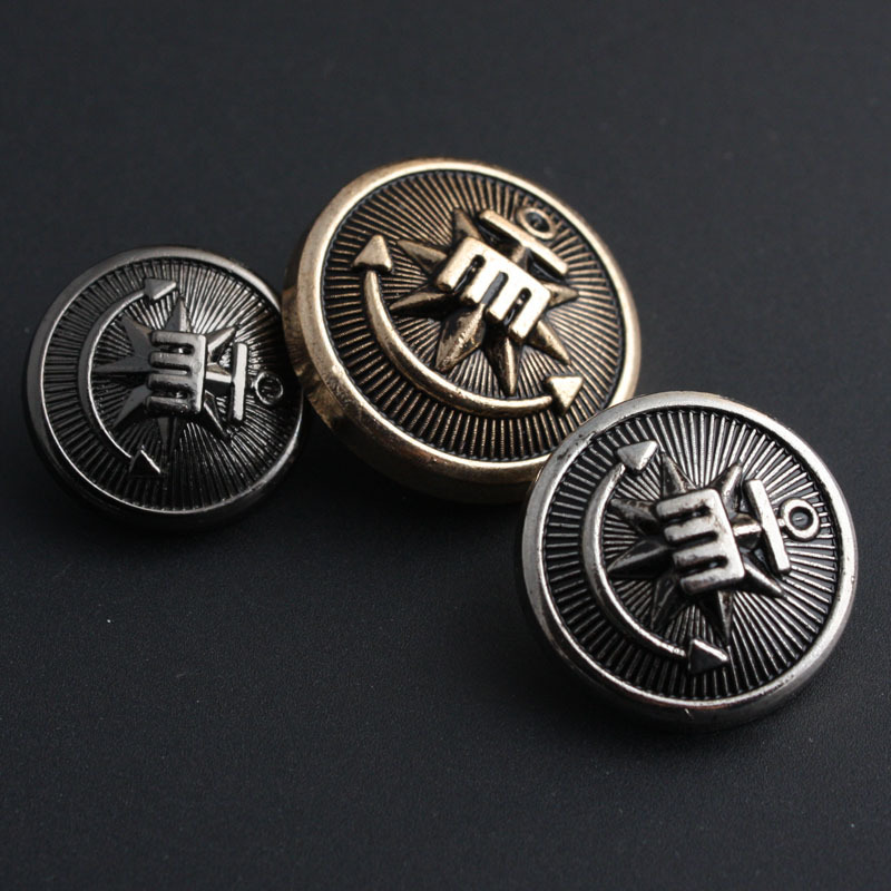 纽扣 高档金属钮扣时尚英伦风格扣子西装大衣时装外套风衣扣323-阿里巴巴