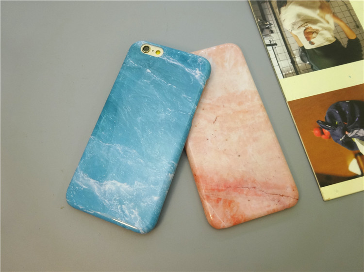 iphone6s苹果手机壳 大理石光面硬壳 6plus手机