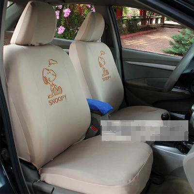 Four Seasons universal car seat — Universal seat cover - snoopy-all-beige-universal