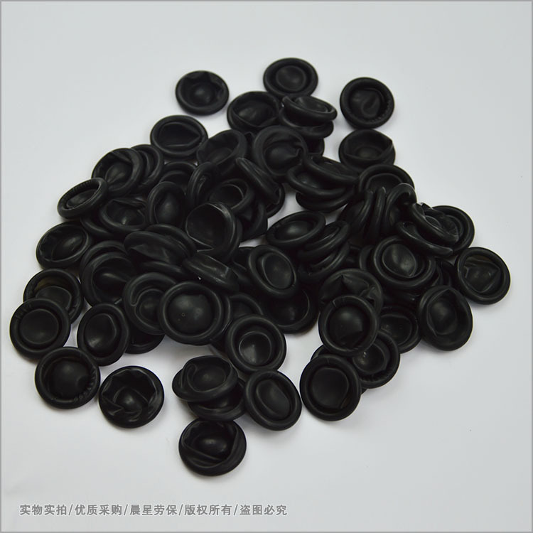 东莞厂家供应无尘无粉黑色乳胶防静电手指套耐磨防滑