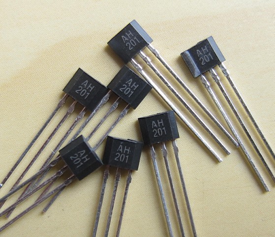 霍尔元件 AH201 TO-92UA霍尔传感器单极性电机测速