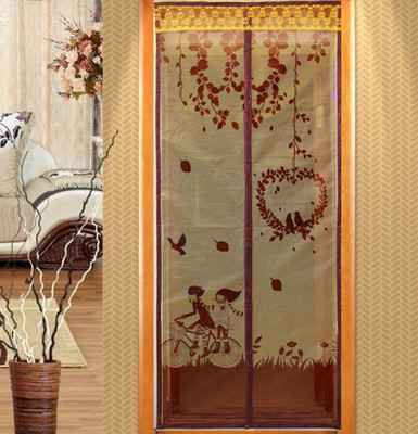 factory new pattern Countryside Bicycle Square Mute summer Selling magnetic Mosquito yarn door curtain curtain Mosquito control door curtain
