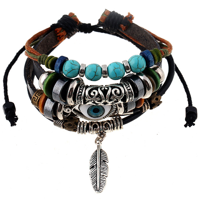 Ethnic Style Multi-layer Leather Bracelet