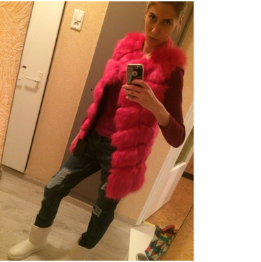 Gilet femme en Fourrure artificielle - Ref 3434780 Image 7