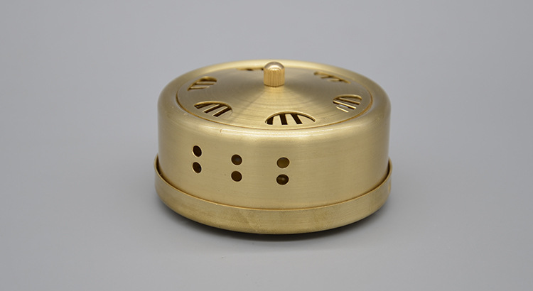 Pure Copper Moxibustion Box Portable Ai Jiu Warming Device for Home Wellness 8cm Base specifications