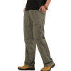 Casual pants men trousers Autumn Middle and old age man Straight Elastic waist Casual pants enlarge Add fertilizer