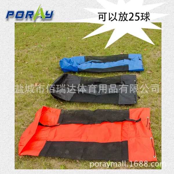 New football training multi-color special offer high-end shoulder strap football bag football bag can hold 25 standard balls
