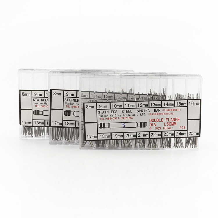 热销修表工具 表带配件 表耳盒装 生耳 手表弹簧针 表带连接轴