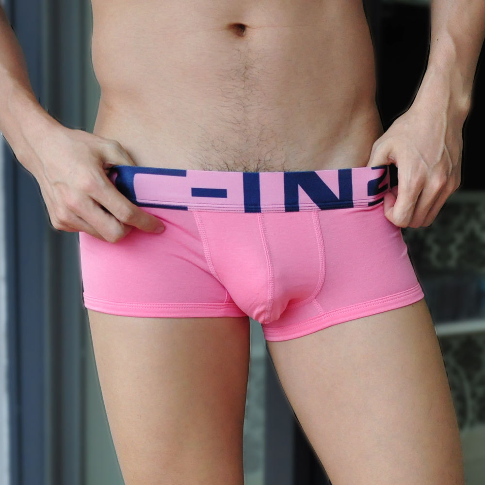 New style men's cotton boxer briefs sexy...