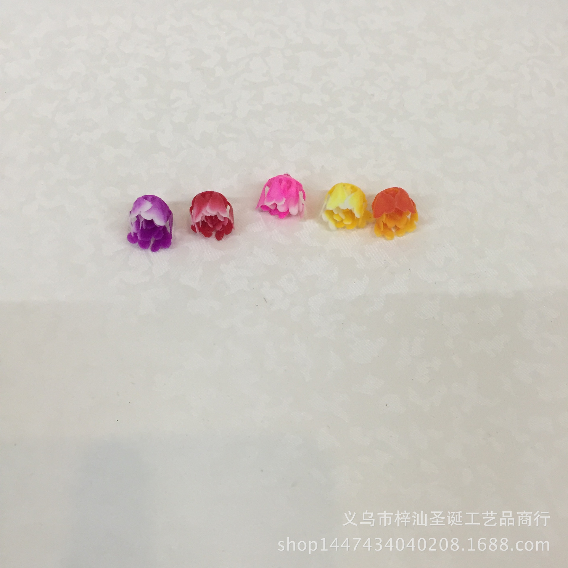 仿真水草玫瑰花头 人造花布景水族箱装饰品植物 仿真假花花头配件