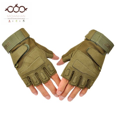 Cross border Blackhawks Half-finger gloves men and women children Outdoor sports Tactical Gloves Riding Mountaineering Manufactor