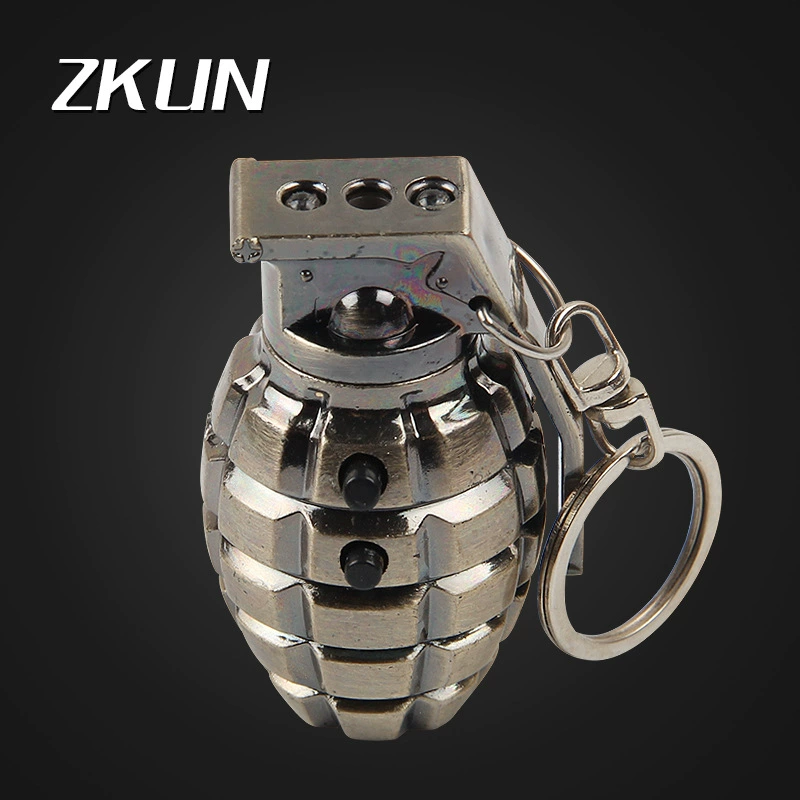 Моделирование граната лазерный брелок светодиодное освещение мини-фонарик пользовательские висит граната производителей оптом