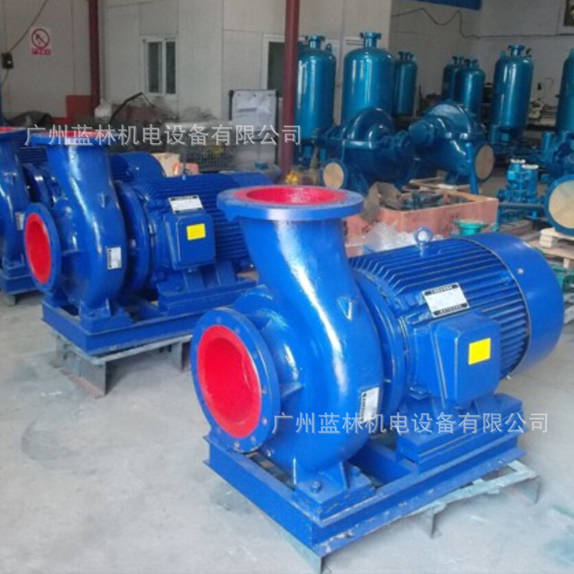 热水卧式循环水泵 ISW100-315A 功率7.5kw卧式空调管道泵 