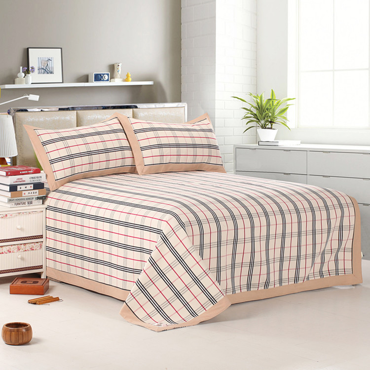 厂家直销纯棉床单老粗布床上用品三件套全棉加厚可水洗凉席批发