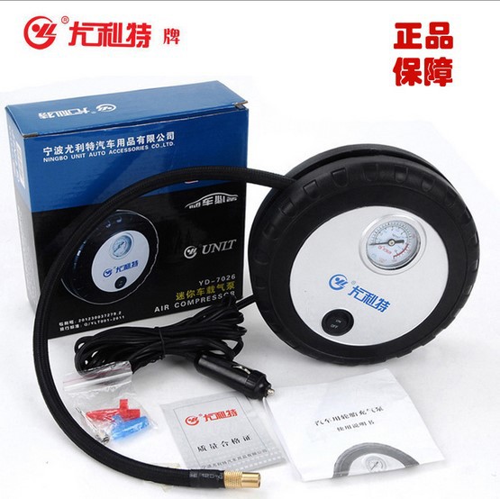 Car air pump Car air pump blast pump Uritest 7026 Tire inflator Unite