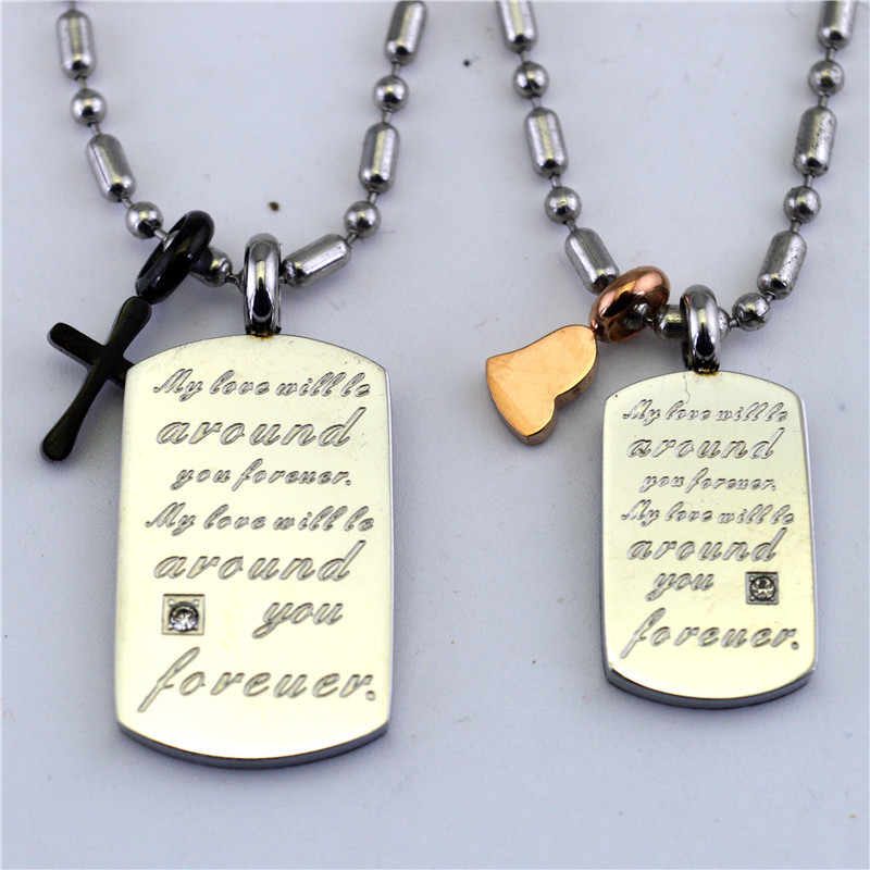 wholesale Foreign trade Jewelry new pattern fashion Korean Edition jewelry exquisite Titanium man Ladies lovers Necklace STN430