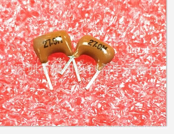 27M直插晶振 ZTA27.0M  陶振 2脚  27MHZ  陶瓷晶振Z27.0M 27.000