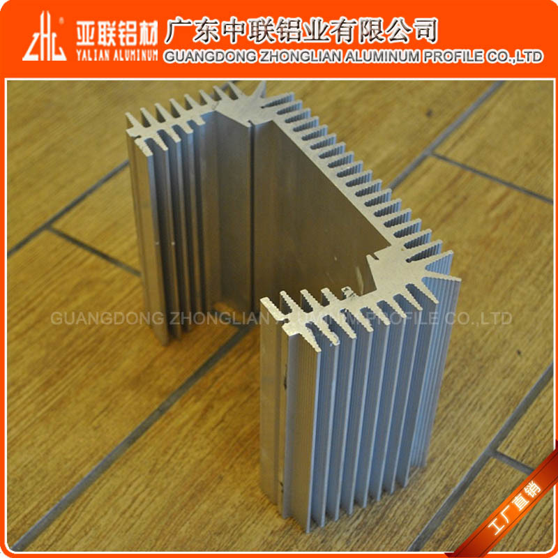 佛山厂家生产各类铝合金散热器 工业U型铝合金散热器 高难度制作