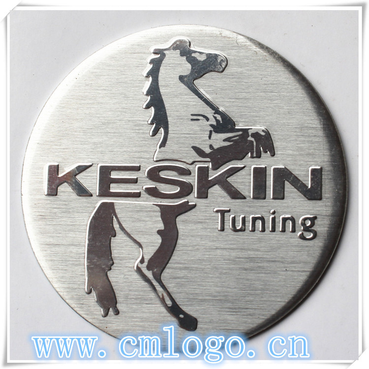 工厂定 制汽车轮毂标牌定 做五金冲压铭牌 铝质铭板 金属商标logo