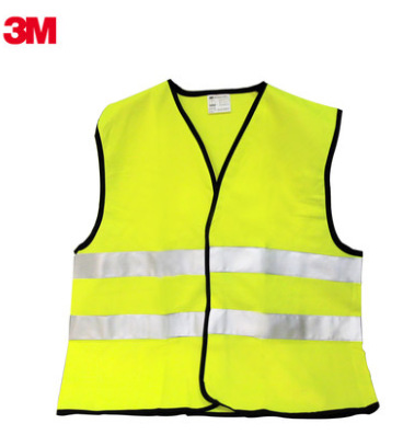 3M 免保养反光背心 秋冬款L码 反光衣骑行马甲 夜间警示服